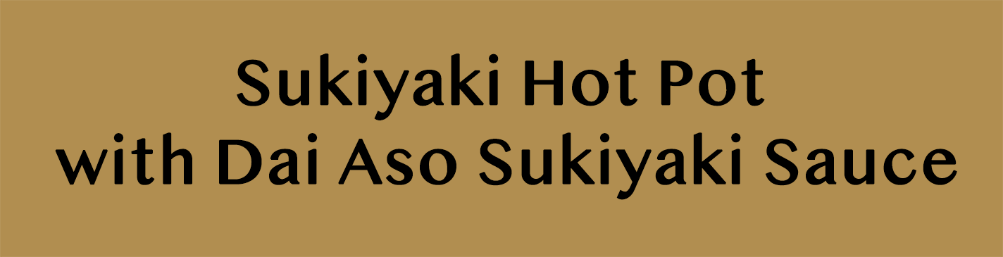 Sukiyaki Hot Pot
